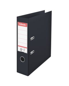Biblioraft ESSELTE No.1 Power Vivida, PP/PP, A4, 75 mm, negru