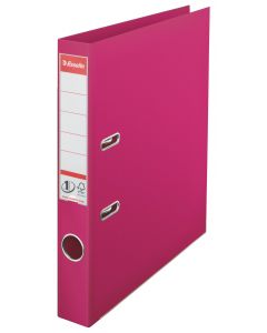 Biblioraft Esselte No.1 Power, PP/PP, A4, 50 mm, fuchsia