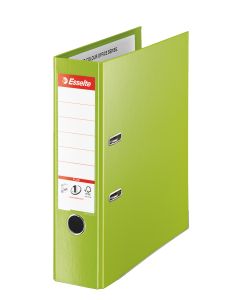 Biblioraft Esselte No.1 Power Jumbo Plus VIVIDA, PP/PP, partial reciclat, FSC, 80 mm, verde
