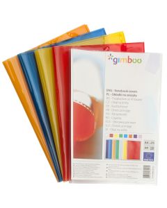 Coperti caiete scolare A4, 25 buc/set, GIMBOO - transparent cristal