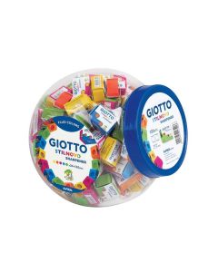 Ascutitoare plastic simpla, culori fluorescente  - GIOTTO
