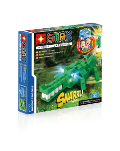 Jucarie - Seturi de constructie cu lumini si sunete Stax - Crocodil
