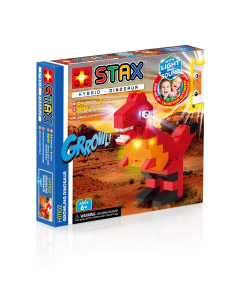 Jucarie - Seturi de constructie cu lumini si sunete Stax - Dinozaur