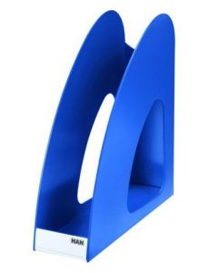 Suport vertical plastic pentru cataloage HAN Twin - albastru