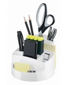 Suport pentru articole de birou, HAN Rondo - alb lucios