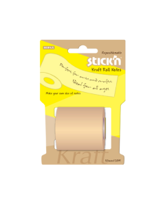 Rezerva notes autoadeziv in rola, pentru dispenser, 50 mm x 10 m, Stick"n - kraft