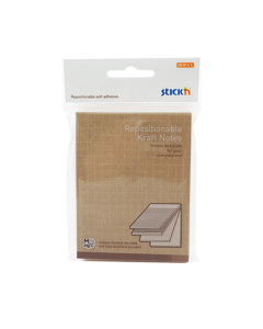 Magic notes autoadeziv 76 x 101 mm, 80 file, Stick"n Magic Notes - kraft