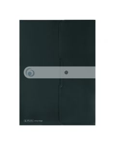 MAPA PP A4 EOTG INCHIDERE CU CAPSA, NEGRU OPAC,CAPACITATE 20MM