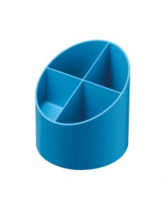 SUPORT ROTUND INSTRUMENTE DE SCRIS 4 COMPARTIMENTE AZURIU GREENLINE BLUE ANGEL