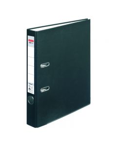 BIBLIORAFT A4 5CM PP NEGRU HERLITZ