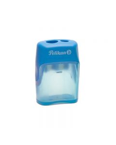 ASCUTITOARE V-BLADE PLASTIC DUBLA, CU CONTAINER, DIVERSE CULORI, 1 BUCATA/ BLISTER
