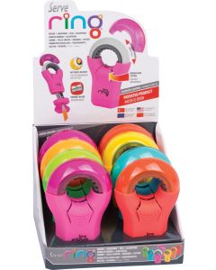 RING COMBO, RADIERA + ASCUTITOARE, CULORI PASTEL, PREZENTARE PE DISPLAY 8 BUCATI