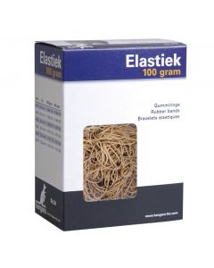 Elastice pentru bani, 100g/cutie, D 120 x 8mm, KANGARO