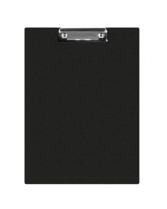 Clipboard dublu A5, plastifiat PVC, Q-Connect - negru