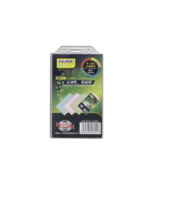 Suport PP, pentru carduri,  55 x  90mm, vertical cu sistem de agatare, 10 buc/set, KEJEA - transp.