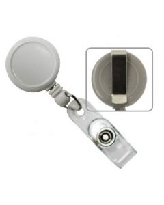 Dispozitiv cu snur retractabil pt. legitimatii, rotund-D20mm, clips curea, KEJEA - culori asortate