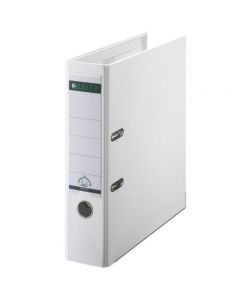 Biblioraft LEITZ 180, PP, A4, 80 mm, alb