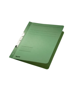Dosar cu sina Leitz 1/1, carton, A4, incopciat, 170 coli, verde