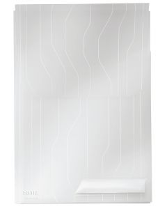 Mapa LEITZ CombiFile Jumbo, cu eticheta, PP, A4, 200 mic, 150 coli, pre-perforata, 3 buc/set, transp