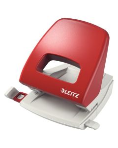 Perforator plastic LEITZ 5005 NeXXt Series, 25 coli, rosu