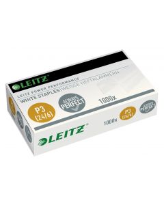 Capse LEITZ Power Performance, P3, 24/6, 1000 buc/cutie, albe