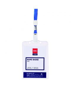 ECUSON VERTICAL 68*95MM CU CLIPS SI SNUR TEXTIL DELI