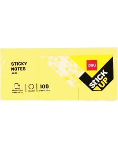 NOTES ADEZIV 3*38*51MM GALBEN 100 FILE DELI