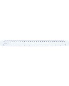 RIGLA 30 CM TRANSPARENTA DELI