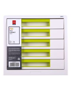 CABINET 5 SERTARE ALB/VERNIL DELI