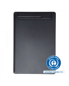 Clipboard simplu A4, din plastic reciclat, ECO MAUL Go - negru