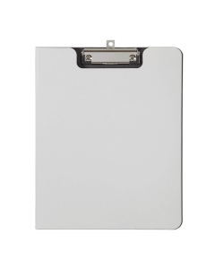 Clipboard dublu A4, plastifiat PP, MAUL Flexx - alb