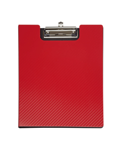 Clipboard dublu A4, plastifiat PP, MAUL Flexx - rosu