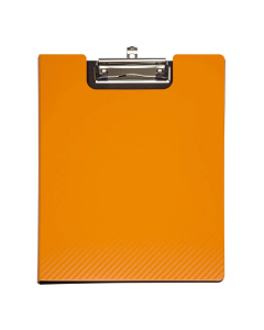 Clipboard dublu A4, plastifiat PP, MAUL Flexx - portocaliu