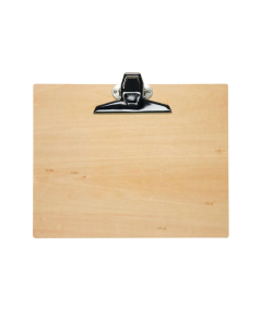Clipboard simplu A4, din fibra lemnoasa MAULtilia, landscape - wood