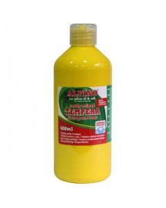 Tempera lavabila, 500ml, Alpino - galbena