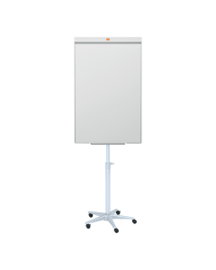 Flipchart mobil NOBO Impression Pro, otel lacuit, magnetic, include marker si tavita, alb