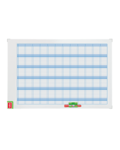 Organizator NOBO Performance, anual, magnetic, 90x60 cm, kit de planificare inclus, albastru