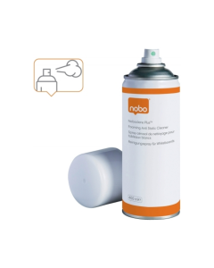 Spray NOBO Clene Plus, spuma, pentru curatare table si flipcharturi, uz regulat, 400 ml