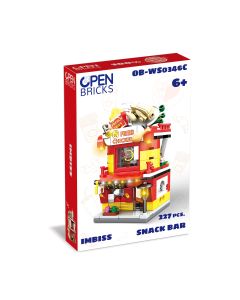 Set de constructie - Fast-food de jucarie (227 piese)