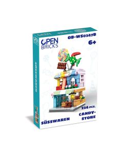 Jucarie - Seturi de constructie - Magazin de bomboane (224 piese)