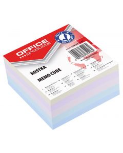 Cub hartie 85x85x40mm, Office Products - hartie culori pastel asortate