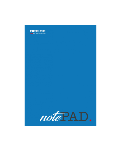 Blocnotes A4, 100 file - 60gsm, lipit pe latura mica, coperta albastra, Office Products - matematica