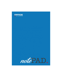 Blocnotes A5, 100 file - 60gsm, lipit pe latura mica, coperta albastra, Office Products - matematica