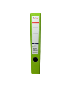 Biblioraft A4, plastifiat PP/paper, margine metalica, 50 mm, Optima Classic - verde deschis