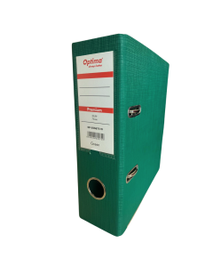 Biblioraft A5, plastifiat PP/PP, 75 mm, Optima Premium - verde