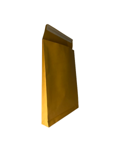 Plic B4 (353x250mm), cu burduf 50mm, lipire siliconica, 250 buc/cutie, Optima - kraft