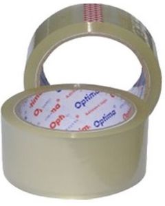 Banda adeziva 72mm x 66 y, 38 microni, Optima - transparent