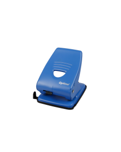 Perforator metalic,  40 coli, Optima Premium MP40 - albastru