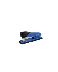 Capsator metalic, 30 coli, 136x58x40mm, capse 24/6, 26/6, 24/8, Optima MS30 - albastru