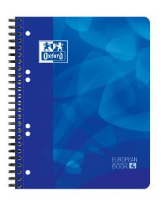 Caiet cu spirala A5+, OXFORD School Projectbook, 4cul x 30file-90g/mp, Scribzee, coperta PP-dictando